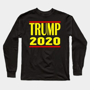 Trump 2020 campaign Yellow Long Sleeve T-Shirt